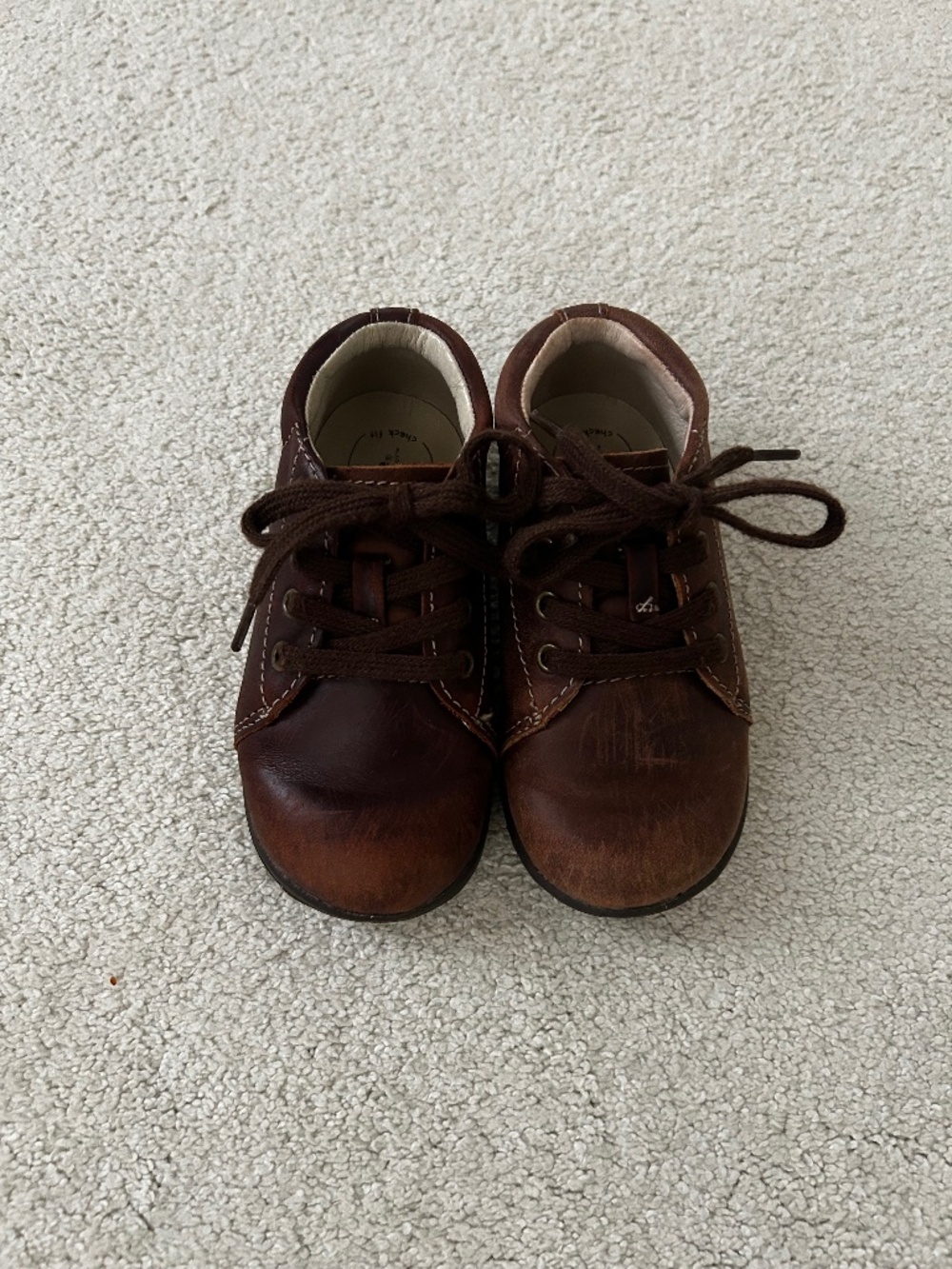 Stride Rite 7XW leather toddler shoes